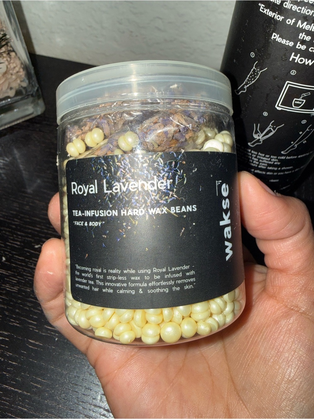 Royal Lavender Tea-Infusion Hard Wax Beans - Cream